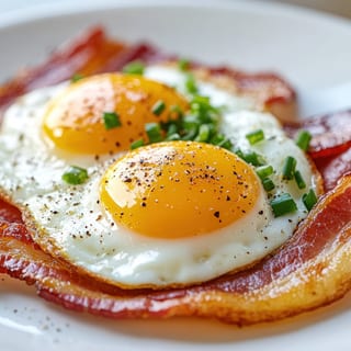 2 Eggs with Bacon
