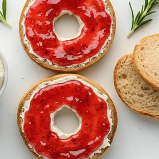 Roll with Cream Cheese & Jelly