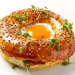 2 Eggs with Cheese and Ham