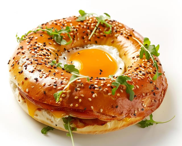 2 Eggs with Cheese and Ham.