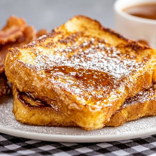 French Toast with Bacon